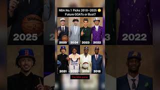 NBA No.1 Picks 2018–2025 😳 Future GOATs or Bust?#nba #basketball #nbashorts #nba2k23 #nfl #usa #ufc