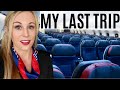 MY LAST TRIP | Flight Attendant Life