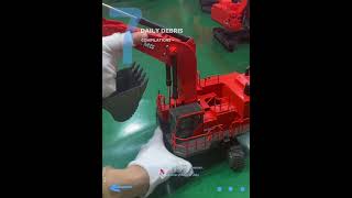 Mass Production Of Diecast Excavators Behind The Scenes