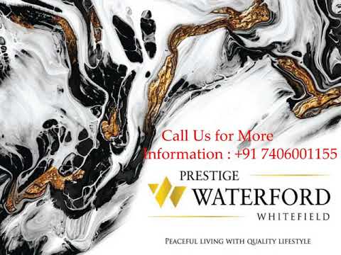 Prestige Waterford is a premium residential project by Prestige Group in off ECC Road, Whitefield,