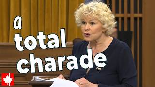 A total charade: Conservative MP Cheryl Gallant DISMANTLES Liberals Bill C-9
