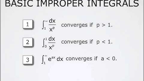 Improper Integrals