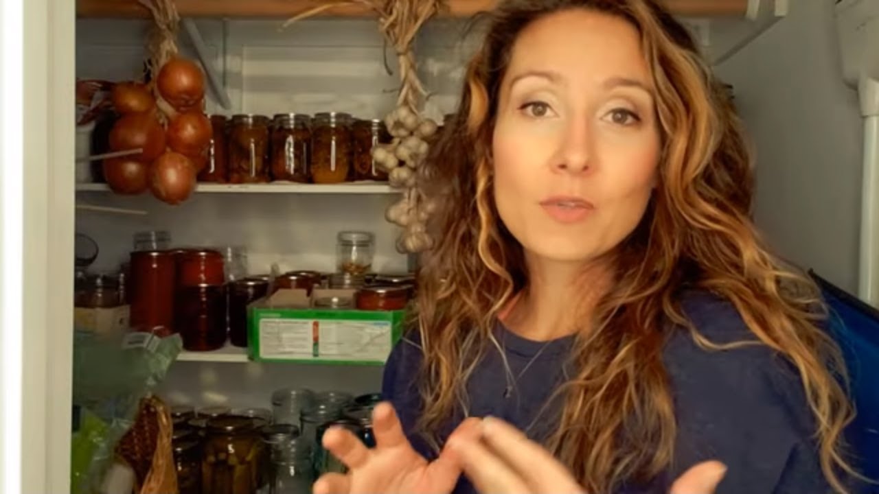 Eating in Winter from the Food Storage Homestead Winter Pantry Tour