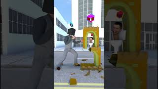 Test IQ CHALLENGE: Help TV Man Destroy Skibidi Toilet To Get Tv Woman's Love #short #game #funny image