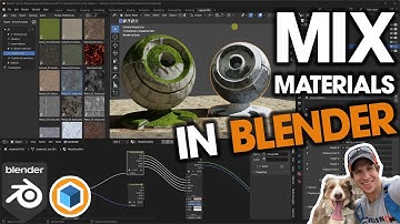 Procedurally Mixing MATERIALS in Blender - Getting Started with Smartify Nodes!