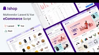 How to Install Ishop eCommerce Script - PWA Multivendor eCommerce CMS - Laravel & Vue