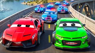 Police Cars vs City Cars | Epic Road Rage & Crazy Chase! screenshot 1
