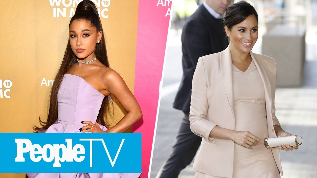 Ariana Grande Fixes Her 7 Rings Tattoo Meghan Markle Visits National Theatre Peopletv