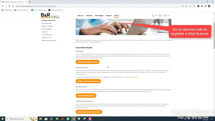 How to download B&R Automation Studio and get its trial license