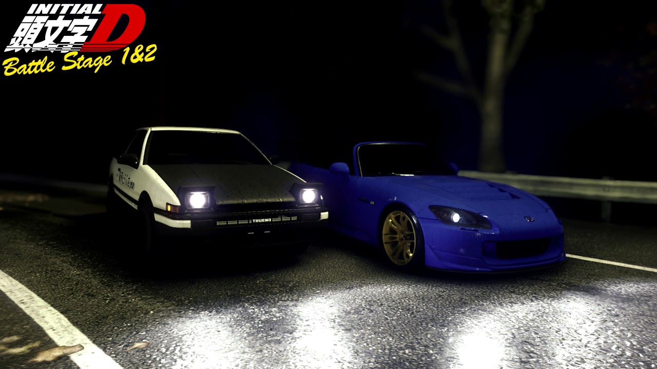 Initial D Battle Stage 2 Battle Digest By Ae86takumi