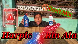 🥵Khtarnak Experiment | Harpic Vs Rin Ala Reaction | Science Experiments | Expert XYZ #youtubelongs