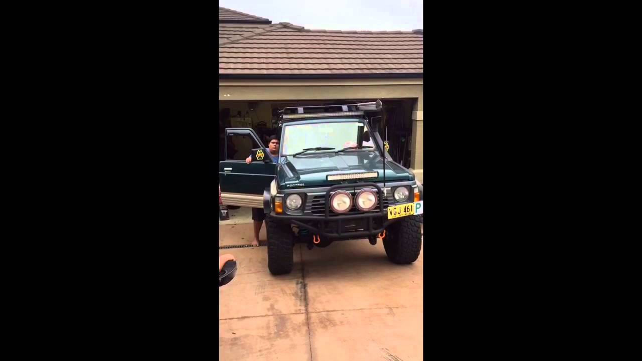 TB45 GQ NISSAN PATROL EXHAUST - YouTube