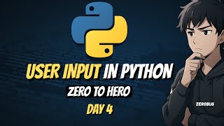 Celebrity How to Take User Input in Python | Day 4 - Zero to Hero Series Wealth