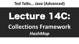 CSCI2120 - Lecture 14C:  Collections -  HashMap