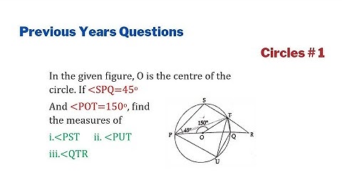 Previous Years Questions #1 || Circles ||  Class 10 ||