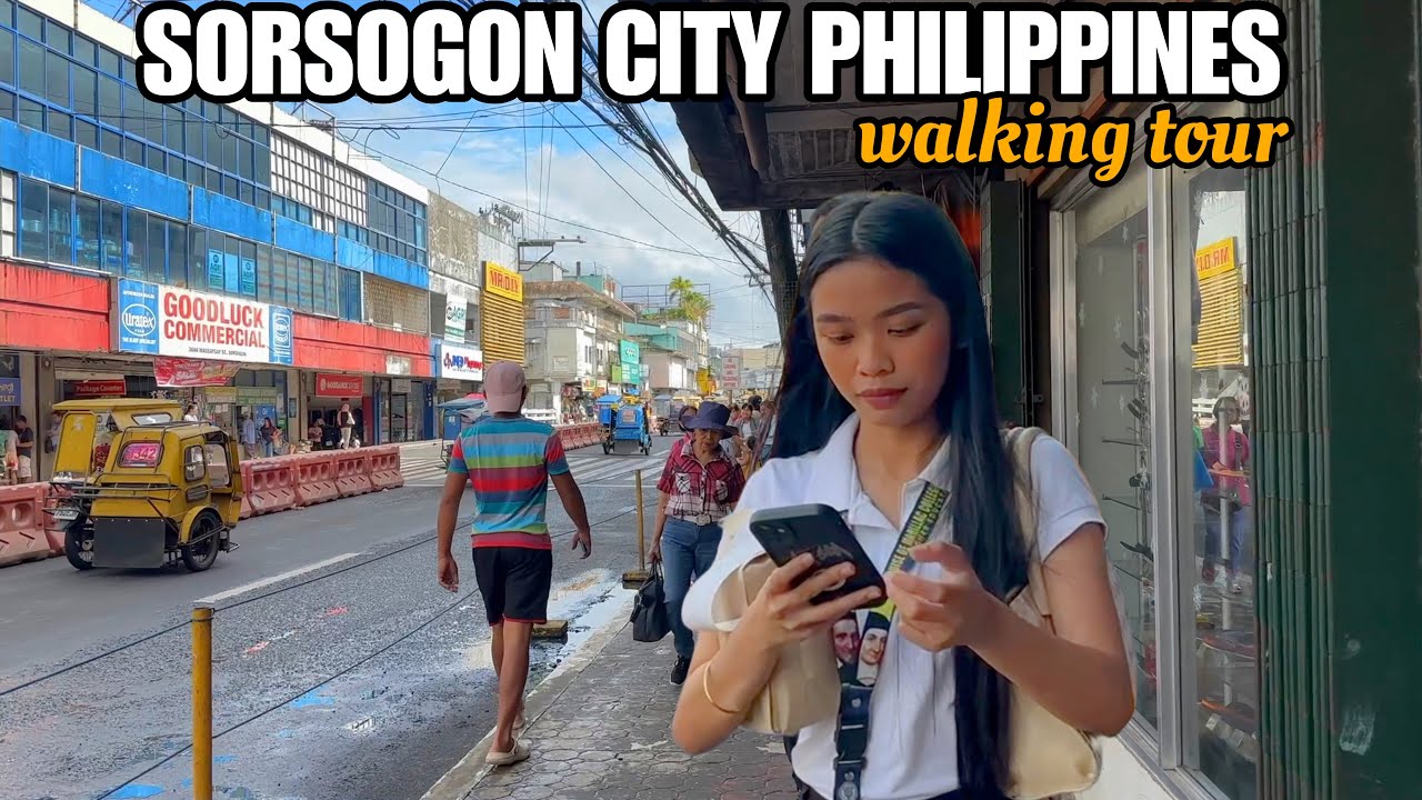 Sorsogon City: The Cleanest City in the Bicol Region of the Philippines [4k] walking tour
