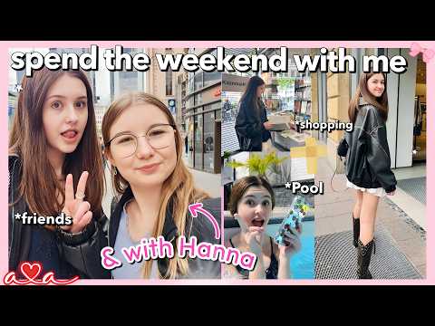 WEEKEND SHOPPING WITH FRIENDS & POOL FUN ౨ৎ spend the weekend with me | Alles Ava Teen Life