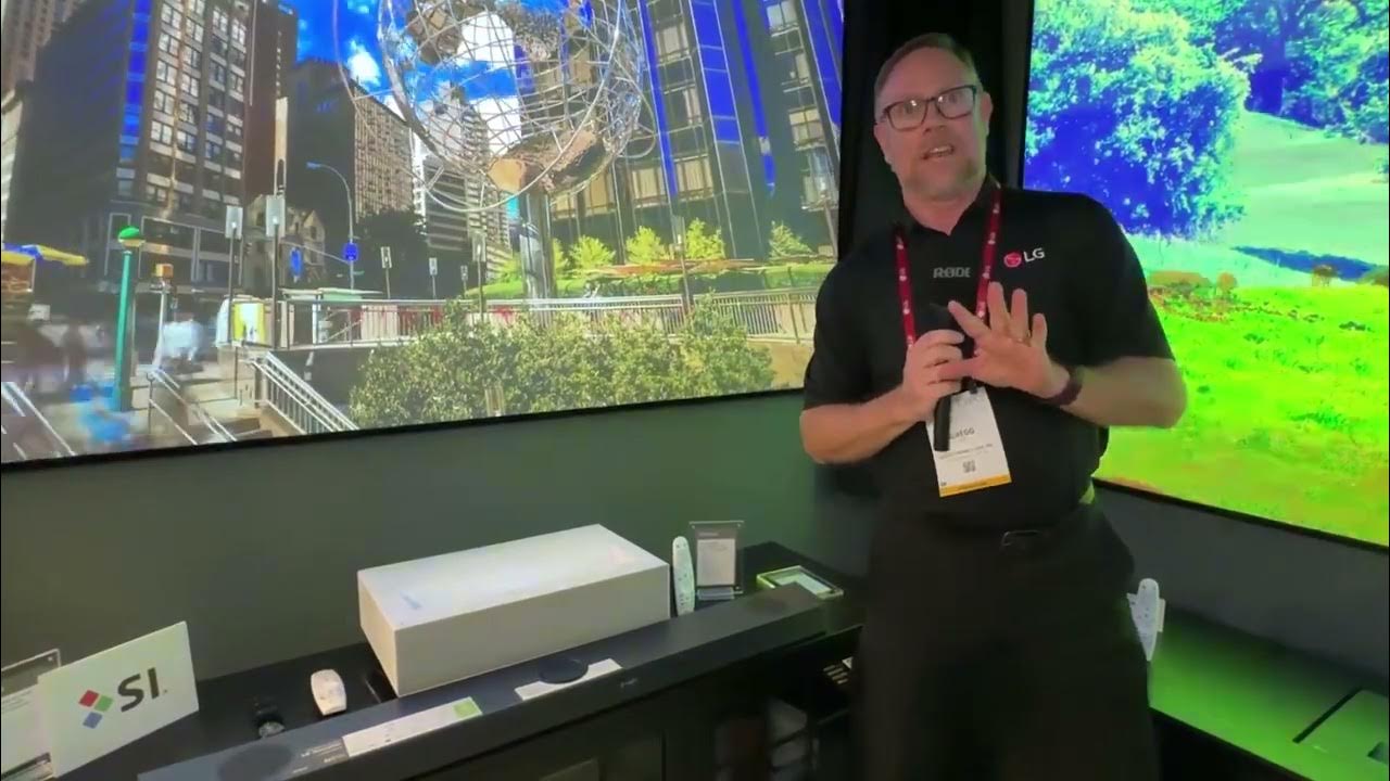 LG Highlights Their Latest Smart 4K Ultra Short Throw Projectors