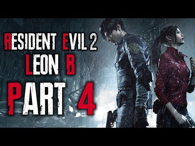 Resident Evil 2 Remake - Let's Play (Leon B) - Part 4 - 