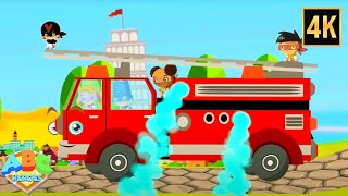 wheels vehicles fun adventure kids rhyme baby song