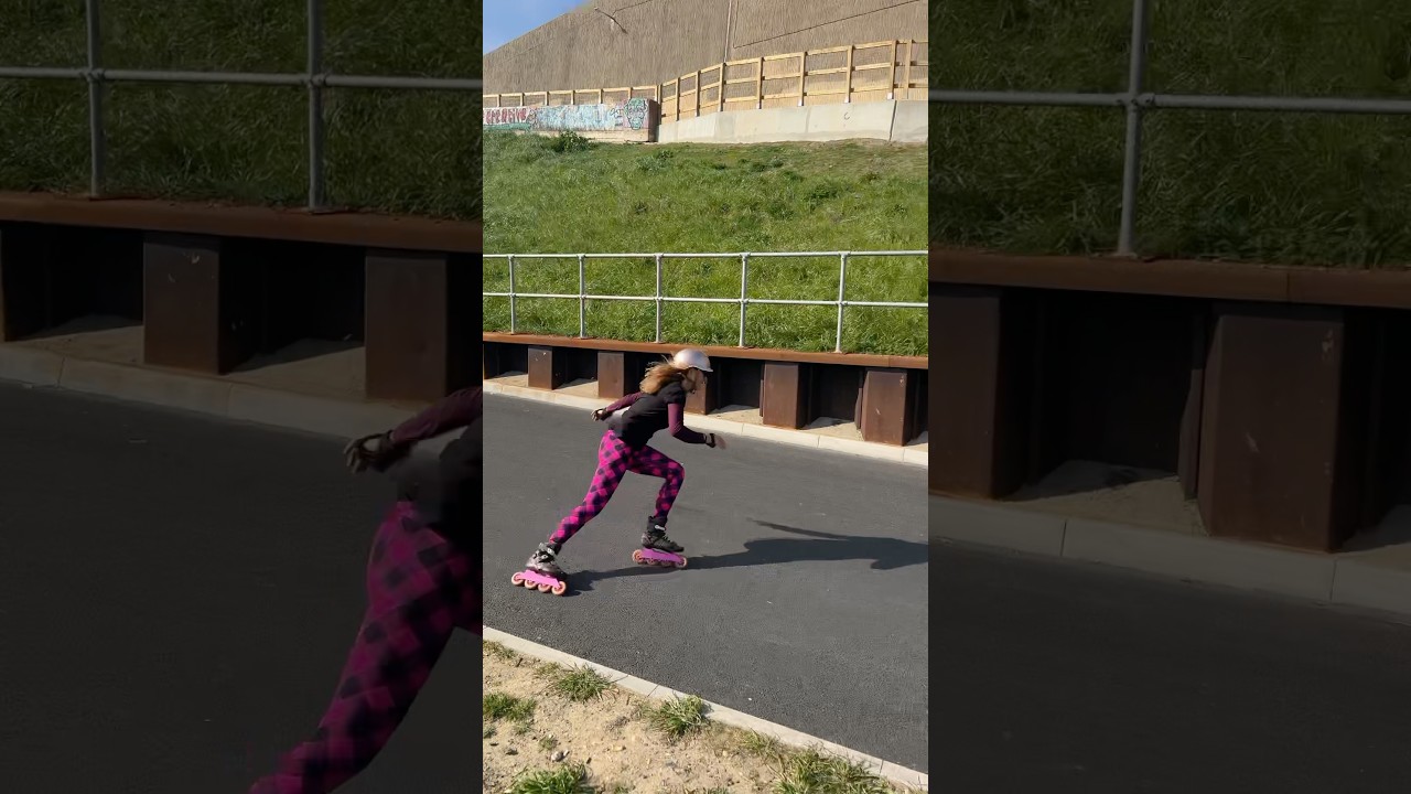 How to rollerblade downhill with consecutive Lunge Turns & Lunge Stop to finish. Learn it FREE Now!