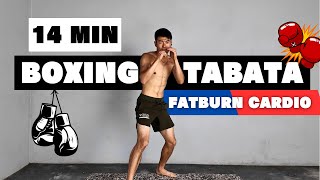 ¡14 Minutos de Boxeo HIIT Tabata! Quema Grasa y Cardio Intenso para Todo el Cuerpo🥊