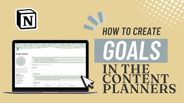 Track Your Progress with a Goal Tracker in Notion!