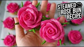 How to Make Steamed Rose Buns | Soft & Fluffy Flower Mantou Recipe screenshot 2