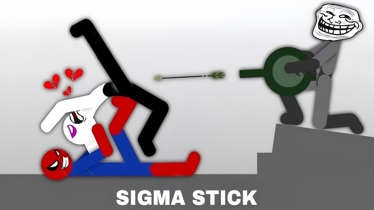 САМЫЕ БЕЗУМНЫЕ ПАДЕНИЯ | Подборка смешных моментов с человечком-стикменом, спешивающимся с горы #54