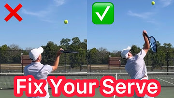 How To Hit A Perfect On Edge Tennis Serve (No More Waiter’s Tray)