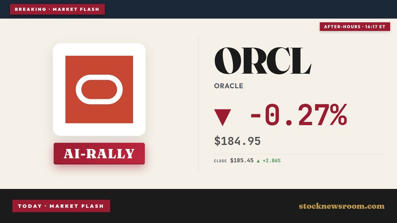 Oracle Defense Contract: +2.9% AI Stock Surge Explained