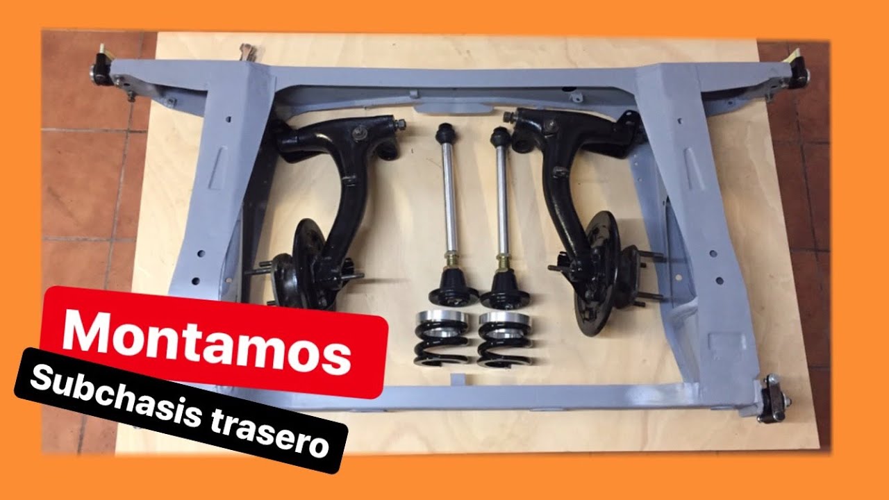 Montamos subchasis trasero de mini clásico