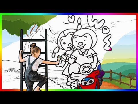 Under The Sea Coloring Drawing For Kids Clam Starfish Color