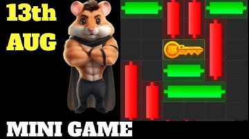 13 August mini game puzzle solved Hamster Kombat || Mini Game Made Easy! Hamster Kombat | Take 🗝Key