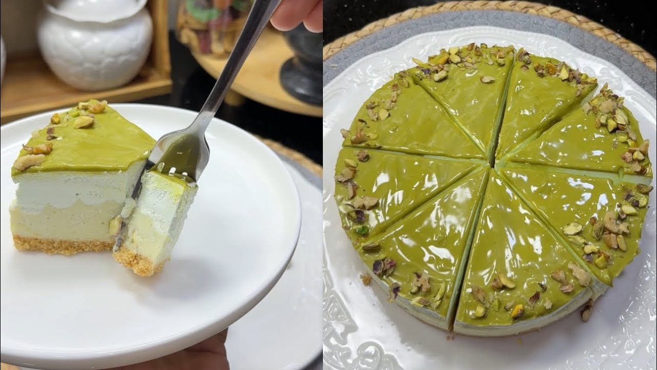 ابن تشيز كيك راح تذوقيه😍يجي متماااسك وبقوام كريمي😋بطبقتين بنتهم هباال💯كي حطيتو فالسهرة طااارو بيه👌