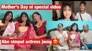 Legendary Bodo actress Sonai/ Simpul jwng dinwi first time shooting ||Mother's Day ni special video