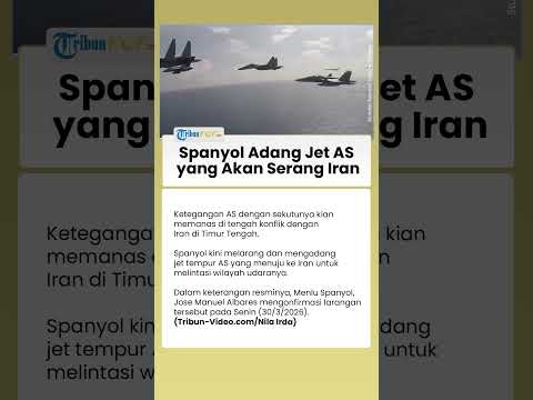 Konflik Memanas! Spanyol Blokir Jet Tempur AS ke Iran, Trump Murka Ancam Putus Hubungan Dagang