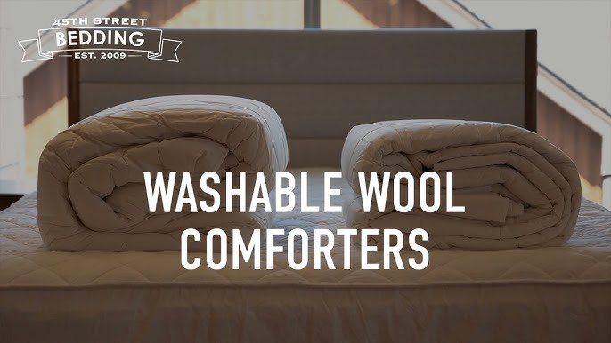 Washable Wool Mattress Pad, 45th St Bedding