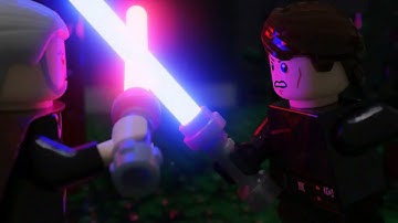 Anakin Skywalker VS Count Dooku (Lego Star Wars Blender Animation)