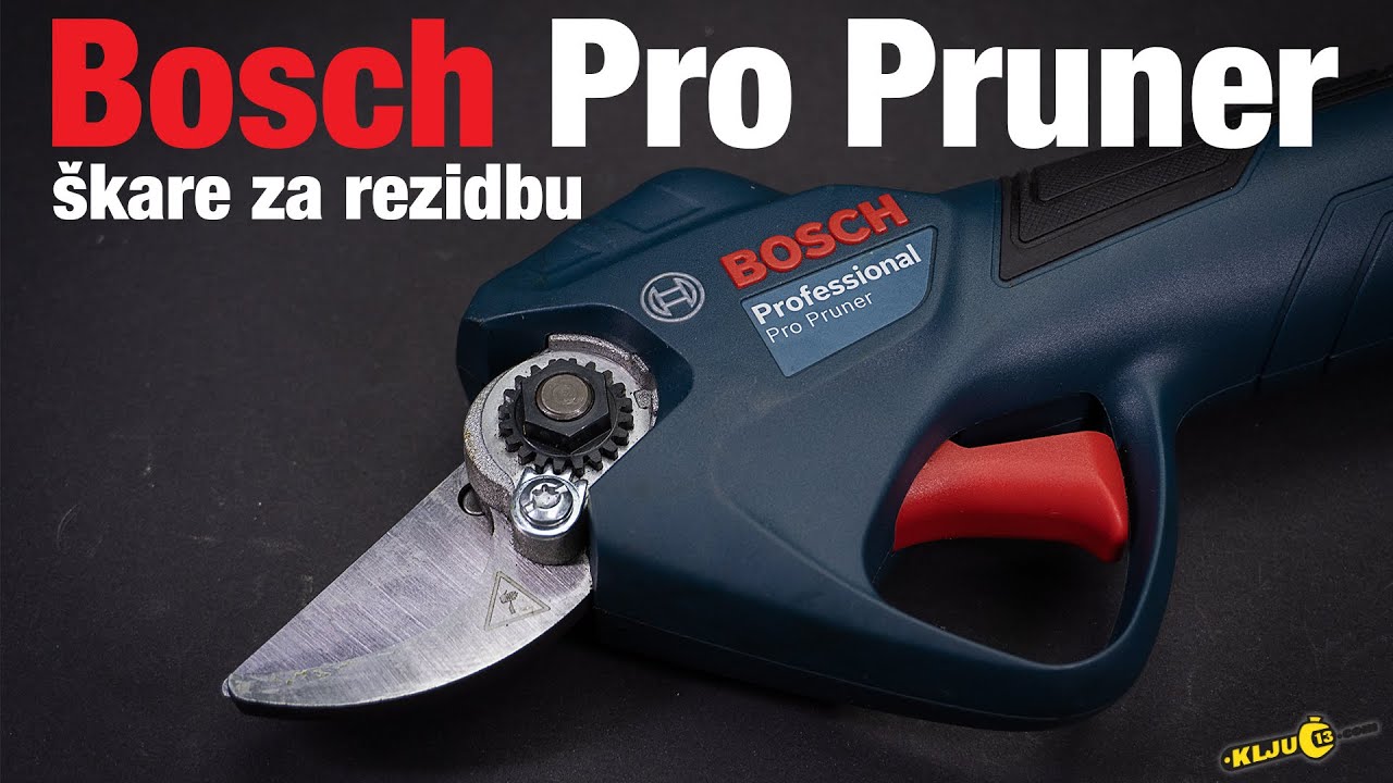 Bosch Pro Pruner škare za rezidbu / Ključ 13 - YouTube
