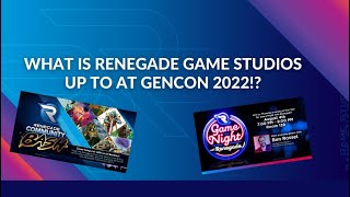Renegade Game Studios At GenCon 2022!