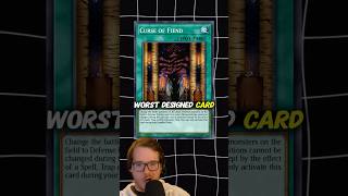 THE WORST DESIGNED YUGIOH CARD EVER?!