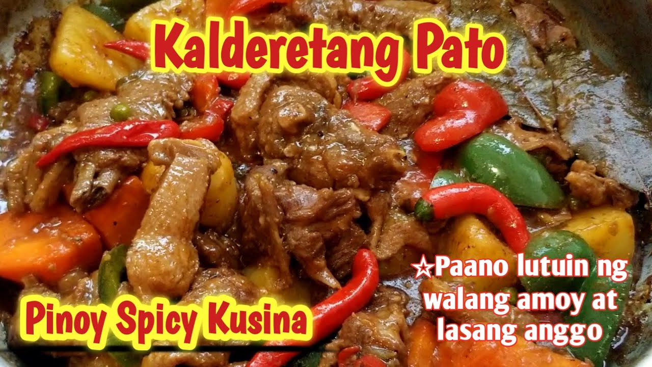 How to Cook Kaldereta Recipe | Duck Stew Recipe - Filipino Style