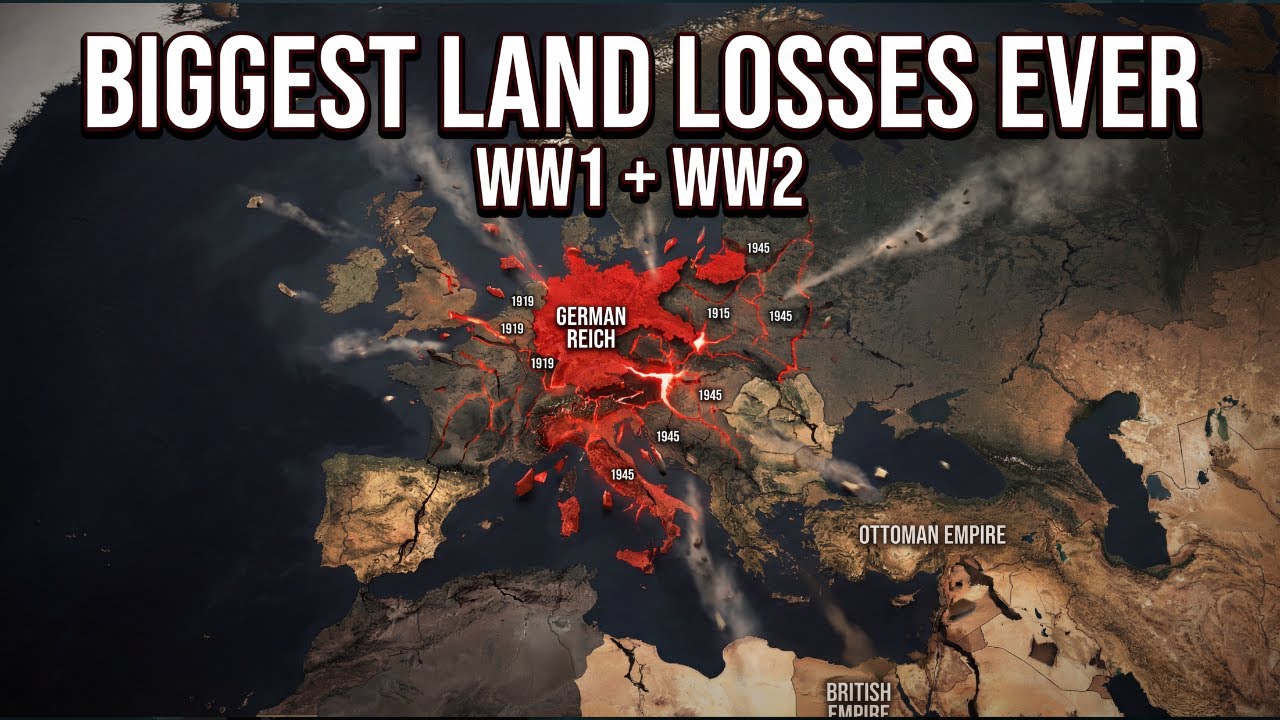 How World War I & II Redrew the Map | Biggest Territorial Losses in History