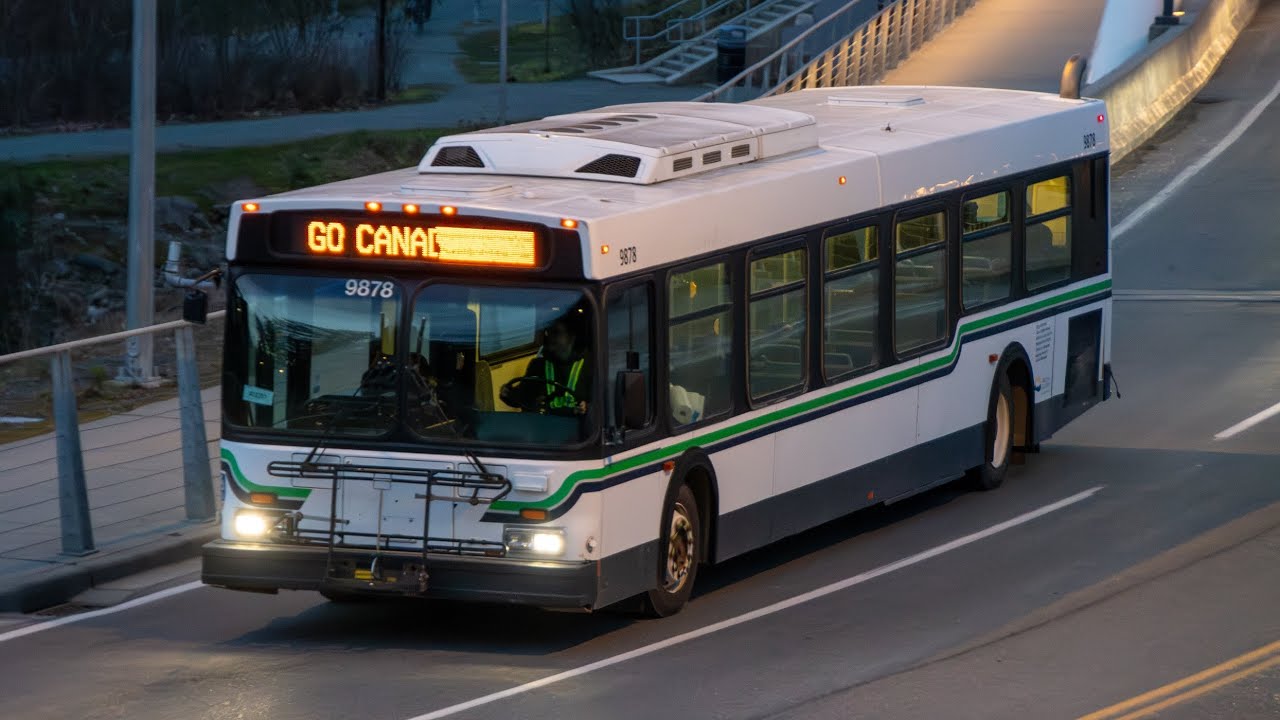 Ex BCTransit 1998 D40LF 9878 2nd road test