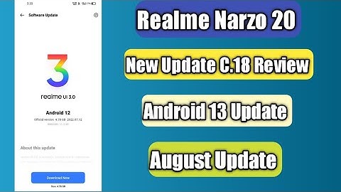 Realme Narzo 20 New Update C.18 Review | Realme Ui 3.0 Support