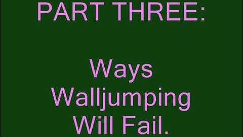 TFMT - WALLJUMPING for Beginners
