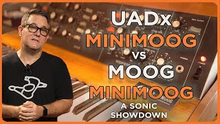 UADx Minimoog vs Moog Minimoog - A Sonic Showdown