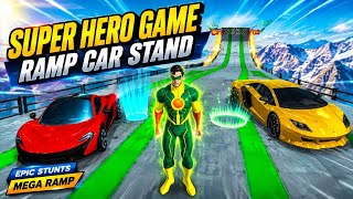 🔥 SUPER HERO GAME – RAMP CAR STUNT 🔥 screenshot 5