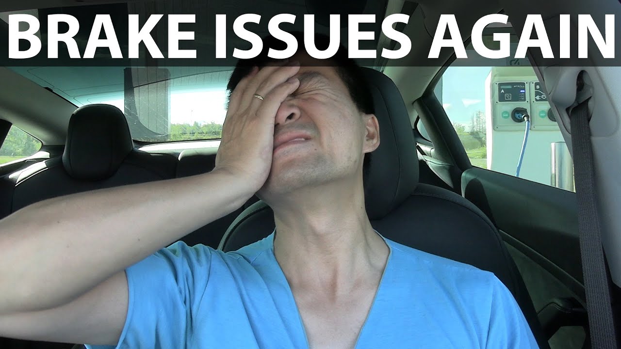 Tesla Model 3 with brake issues
